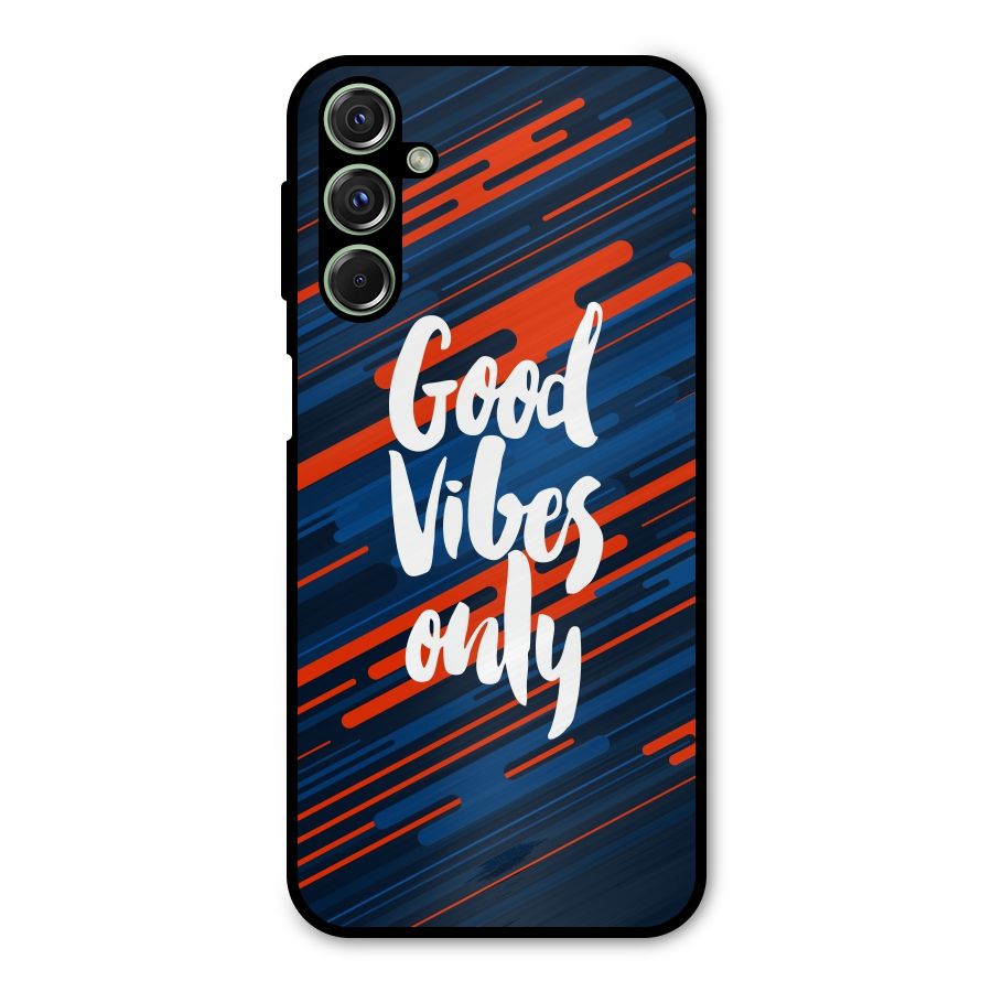 Good Vibes Only Metal Back Case for Galaxy M34
