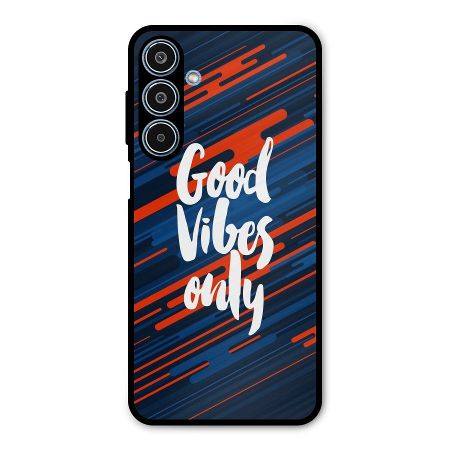 Good Vibes Only Metal Back Case for Galaxy M35