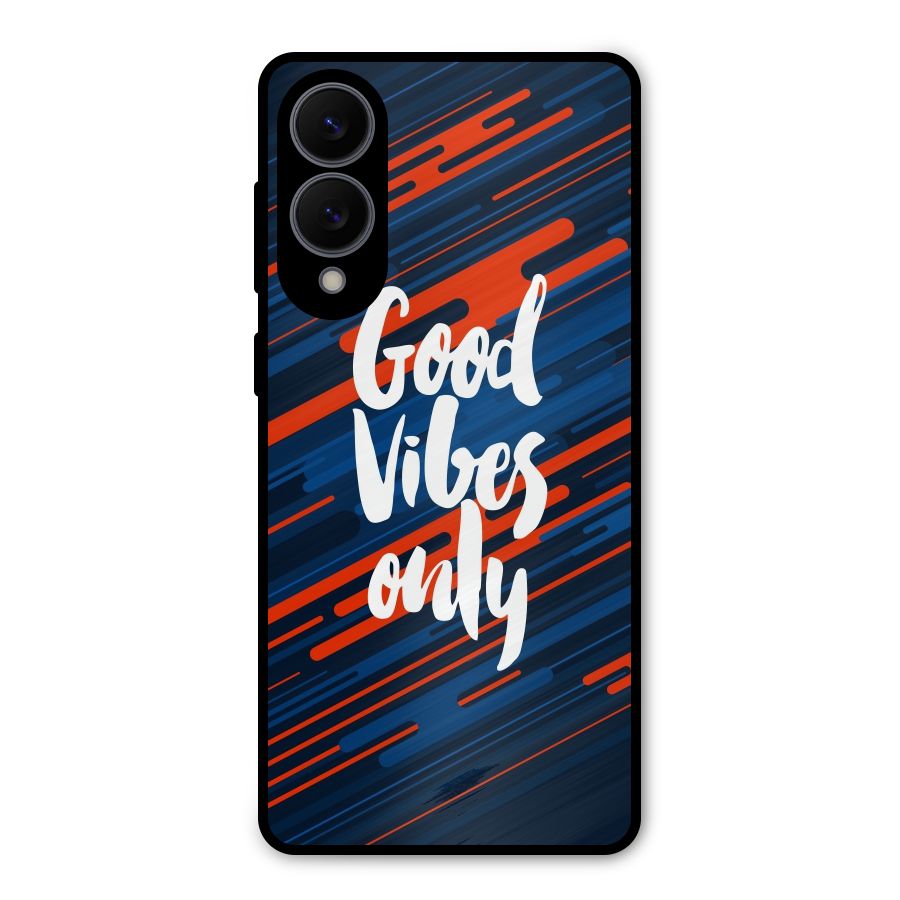Good Vibes Only Metal Back Case for Galaxy S25 Edge