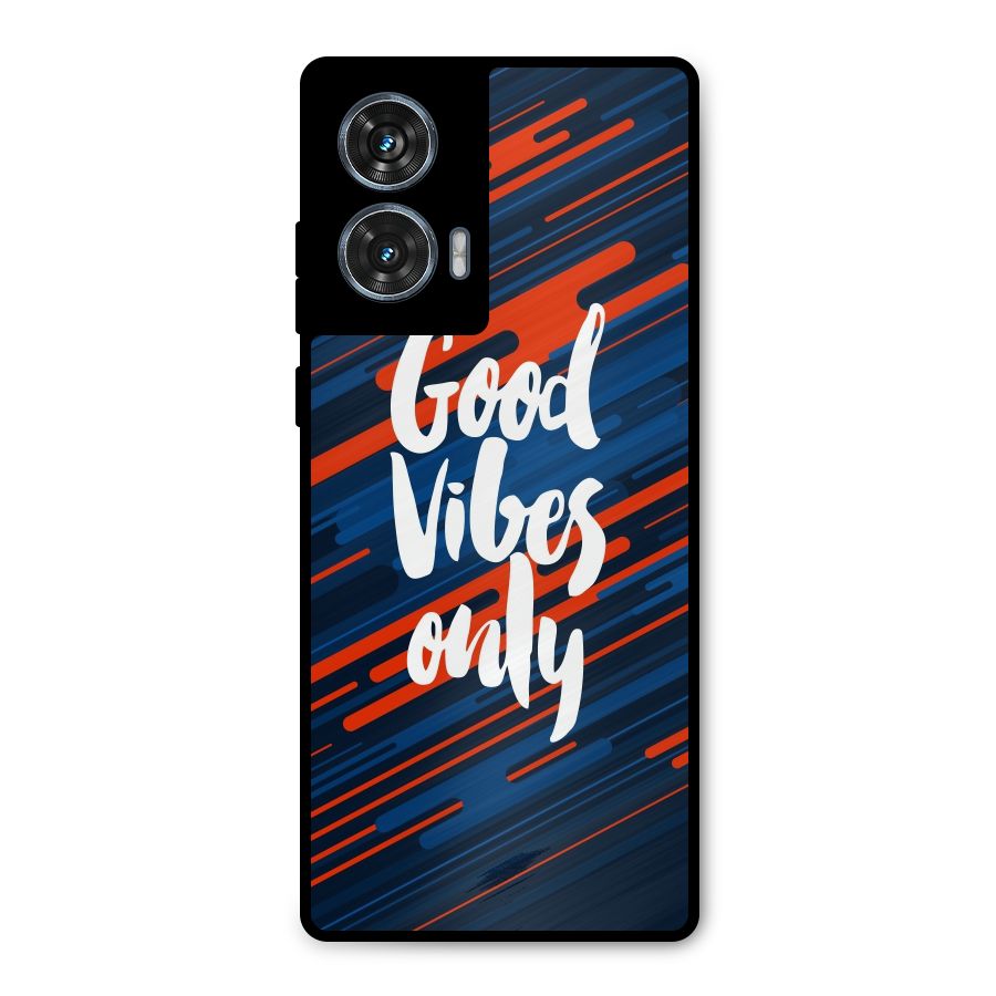 Good Vibes Only Metal Back Case for Motorola Edge 50 Fusion