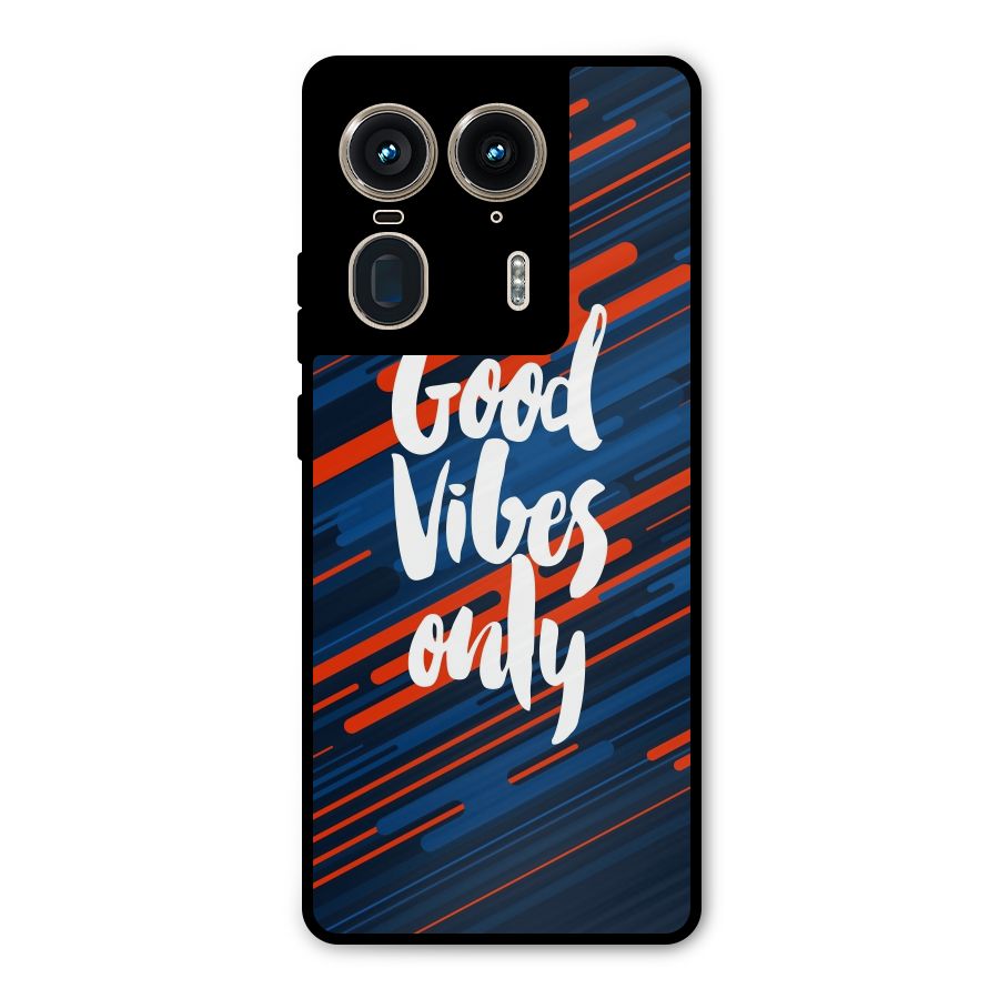 Good Vibes Only Metal Back Case for Motorola Edge 50 Ultra