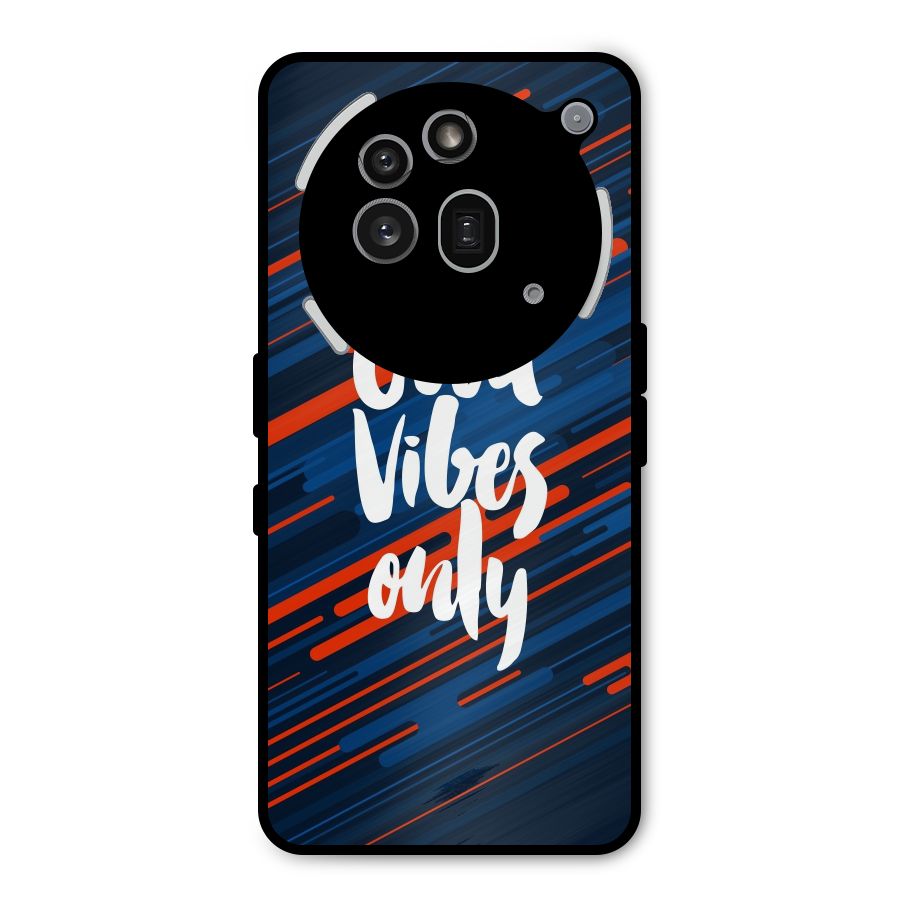 Good Vibes Only Metal Back Case for Nothing Phone 3a Pro