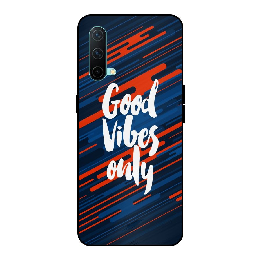 Good Vibes Only Metal Back Case for OnePlus Nord CE 5G