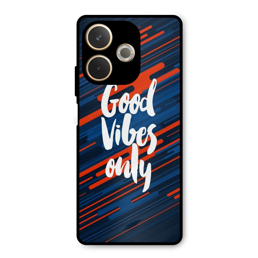 Good Vibes Only Metal Back Case for Oppo A5 Pro
