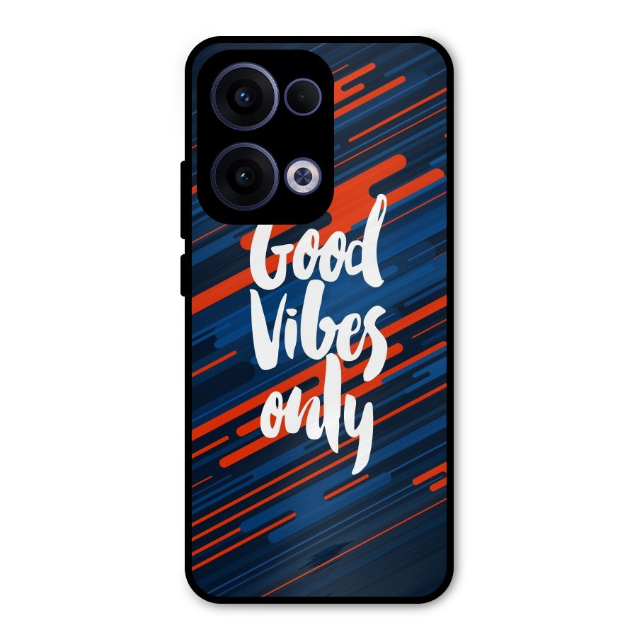 Good Vibes Only Metal Back Case for Oppo Reno13