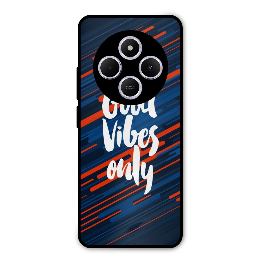 Good Vibes Only Metal Back Case for Poco C75 5G
