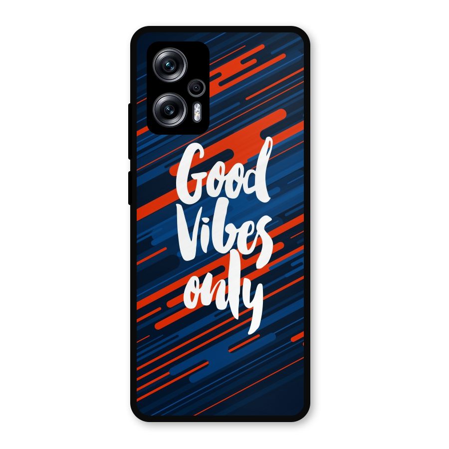 Good Vibes Only Metal Back Case for Redmi K50i