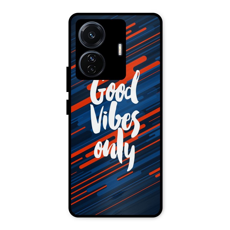 Good Vibes Only Metal Back Case for Vivo T1 Pro