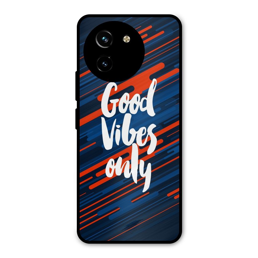Good Vibes Only Metal Back Case for Vivo T3x