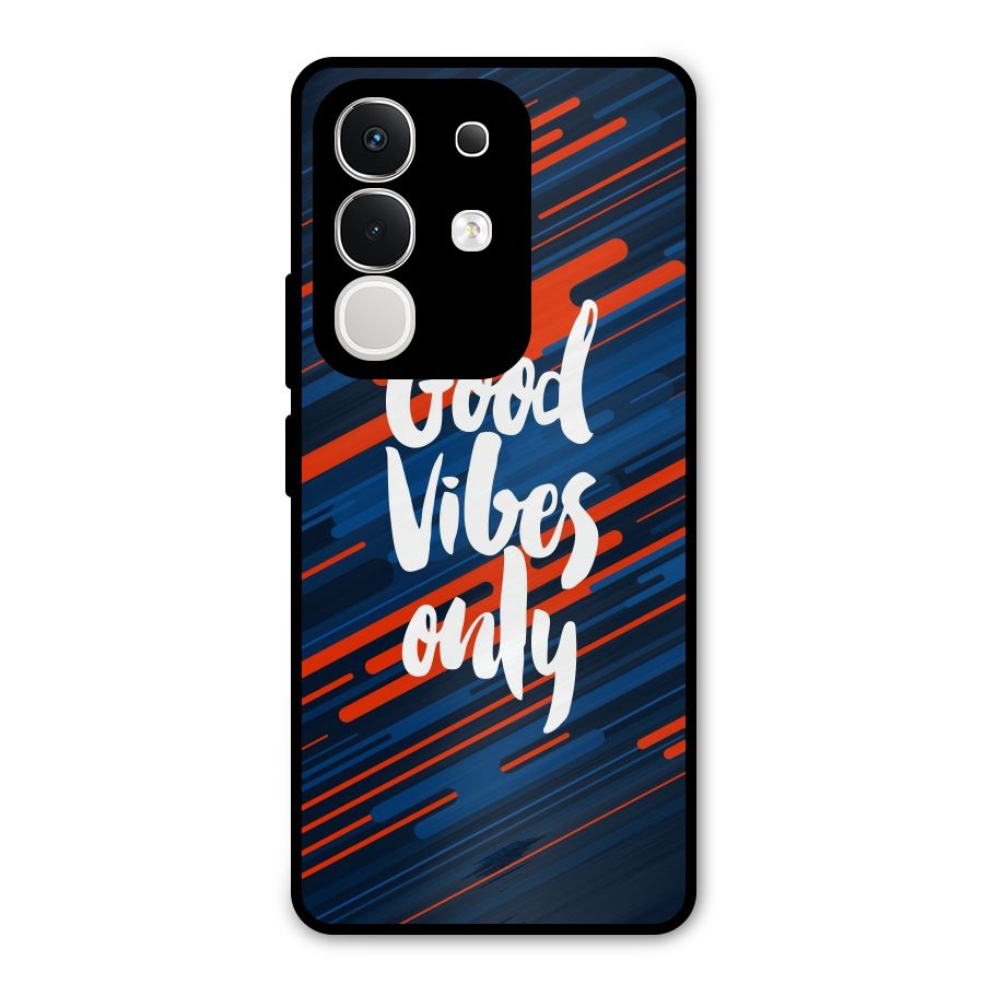 Good Vibes Only Metal Back Case for Vivo T4x