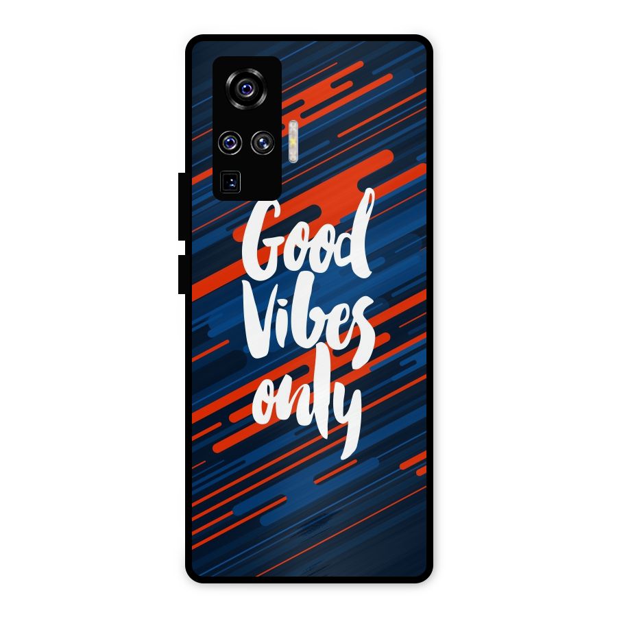 Good Vibes Only Metal Back Case for Vivo X50 Pro
