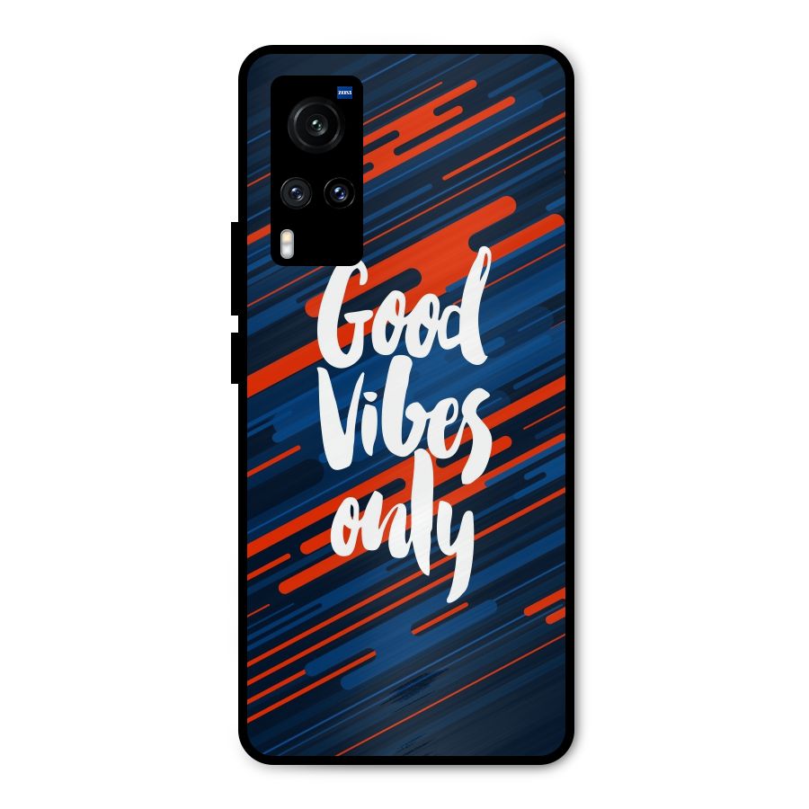 Good Vibes Only Metal Back Case for Vivo X60