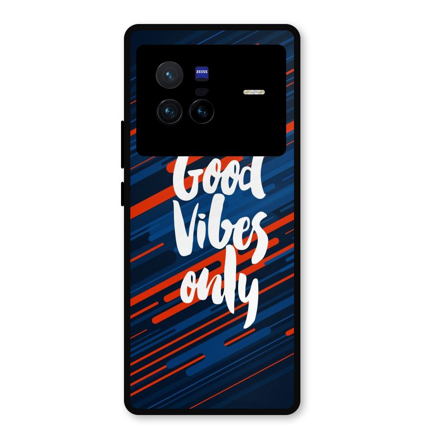 Good Vibes Only Metal Back Case for Vivo X80