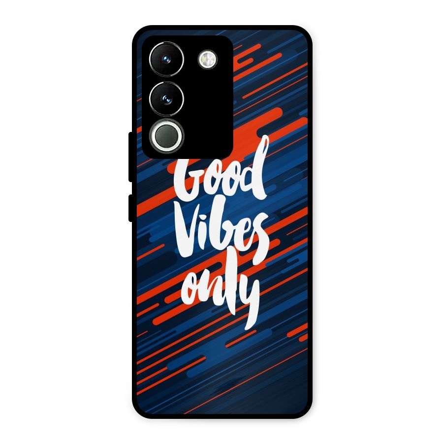 Good Vibes Only Metal Back Case for Vivo Y200