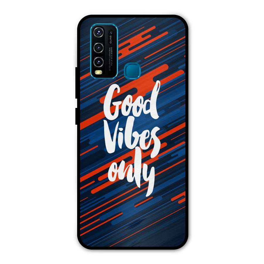 Good Vibes Only Metal Back Case for Vivo Y50