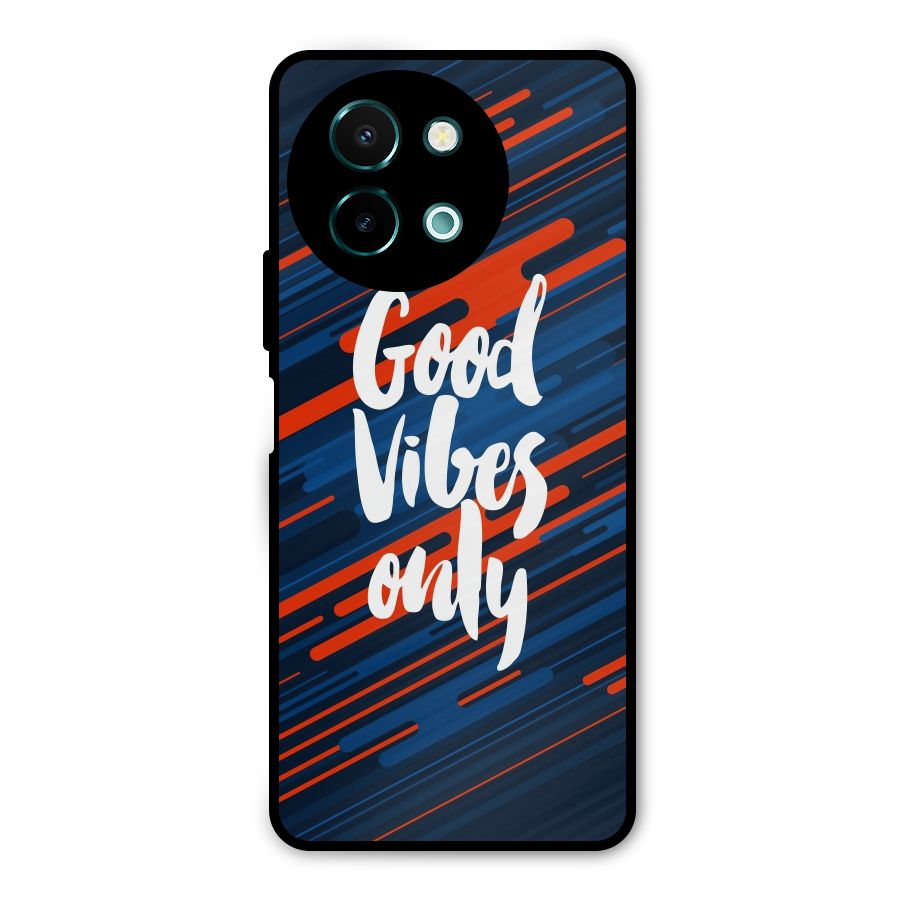 Good Vibes Only Metal Back Case for Vivo Y58
