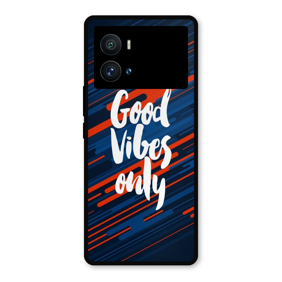 Good Vibes Only Metal Back Case for iQOO 9 Pro