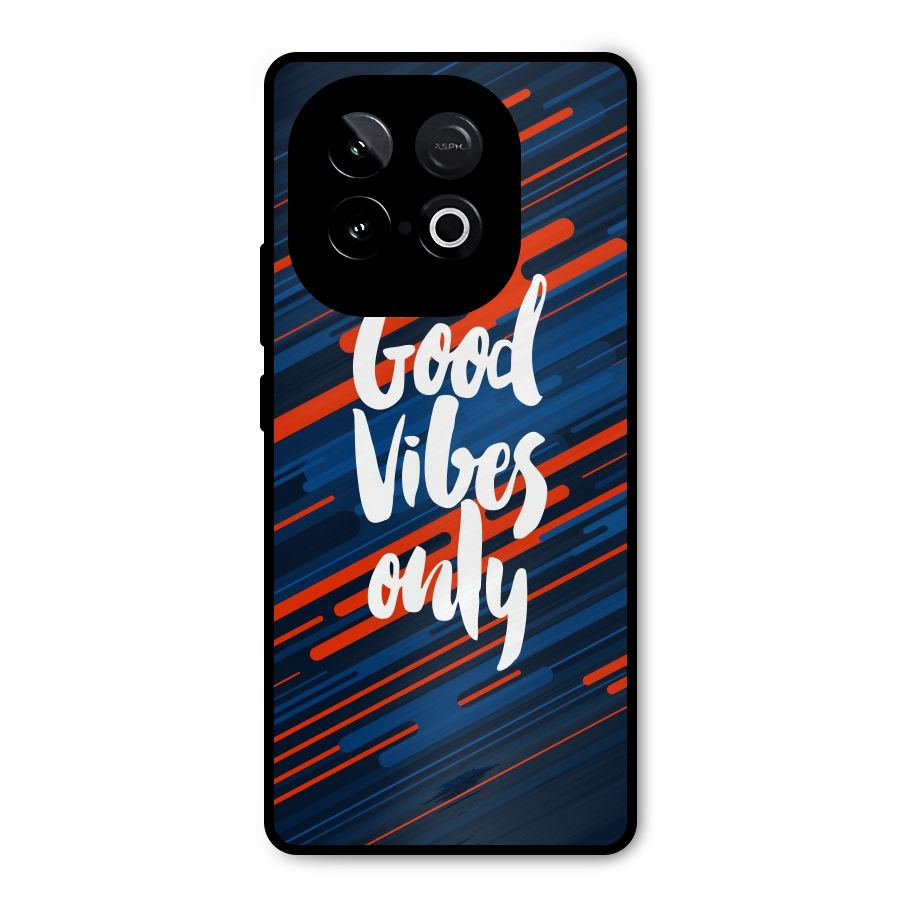 Good Vibes Only Metal Back Case for iQOO Neo 10