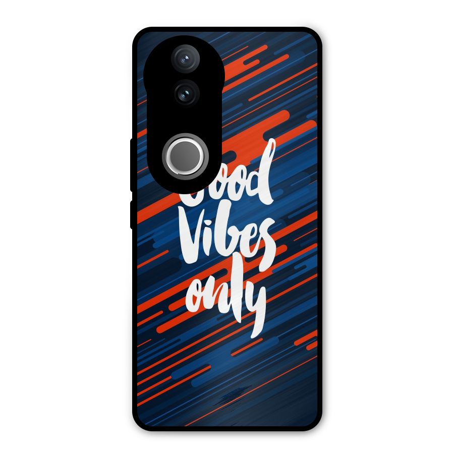 Good Vibes Only Metal Back Case for iQOO Z10R
