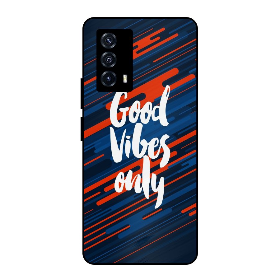Good Vibes Only Metal Back Case for iQOO Z5