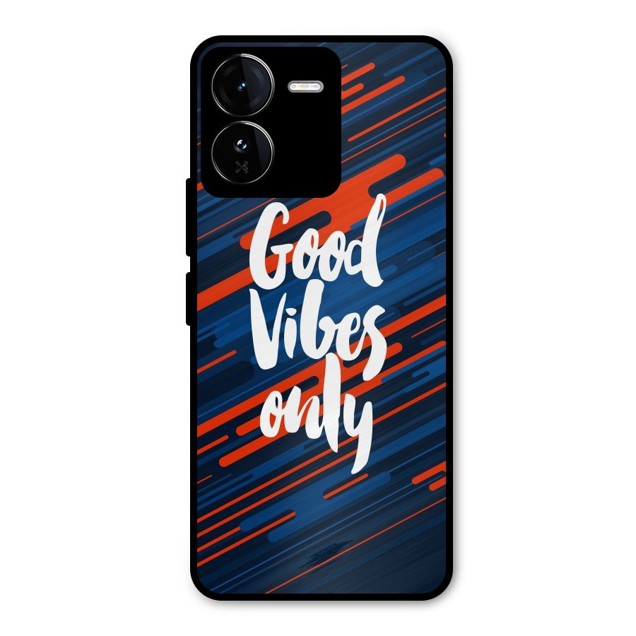 Good Vibes Only Metal Back Case for iQOO Z9