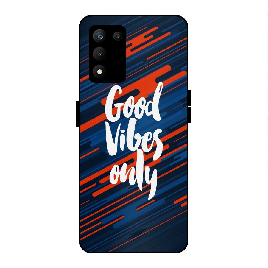 Good Vibes Only Metal Back Case for realme 9 5G SE