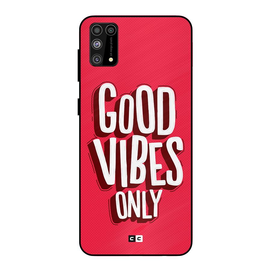 Good Vibes Only Pop Art Metal Back Case for Galaxy F41