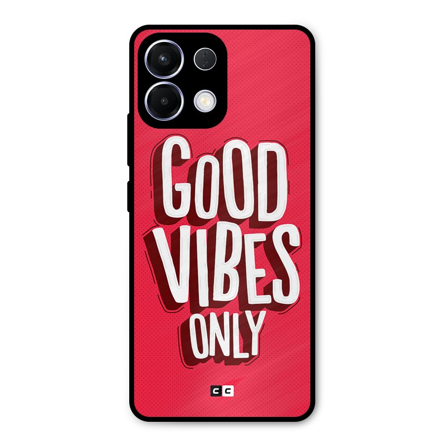 Good Vibes Only Pop Art Metal Back Case for Oppo K13