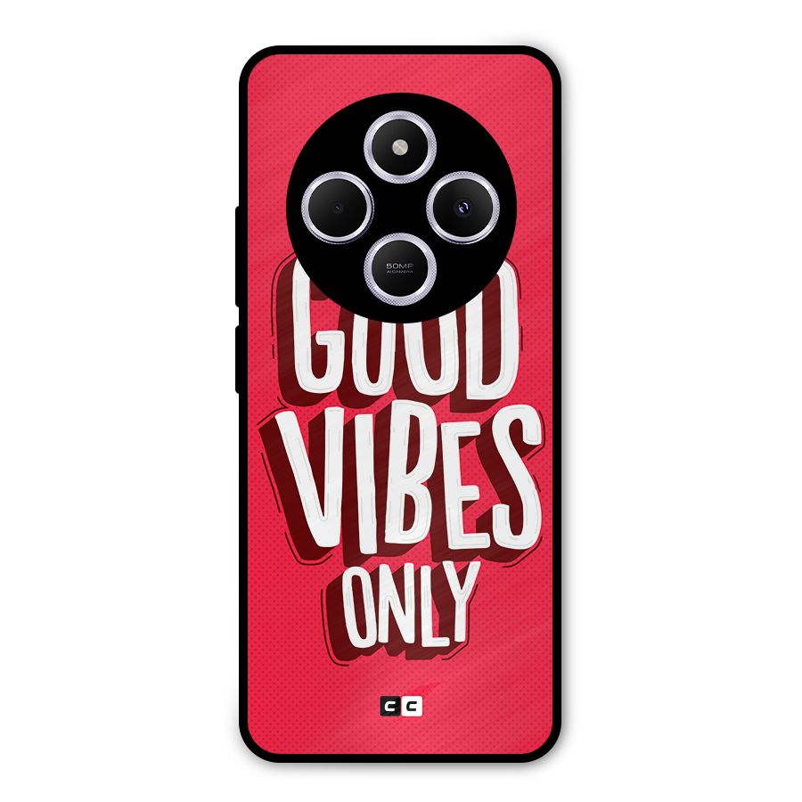 Good Vibes Only Pop Art Metal Back Case for Poco M7
