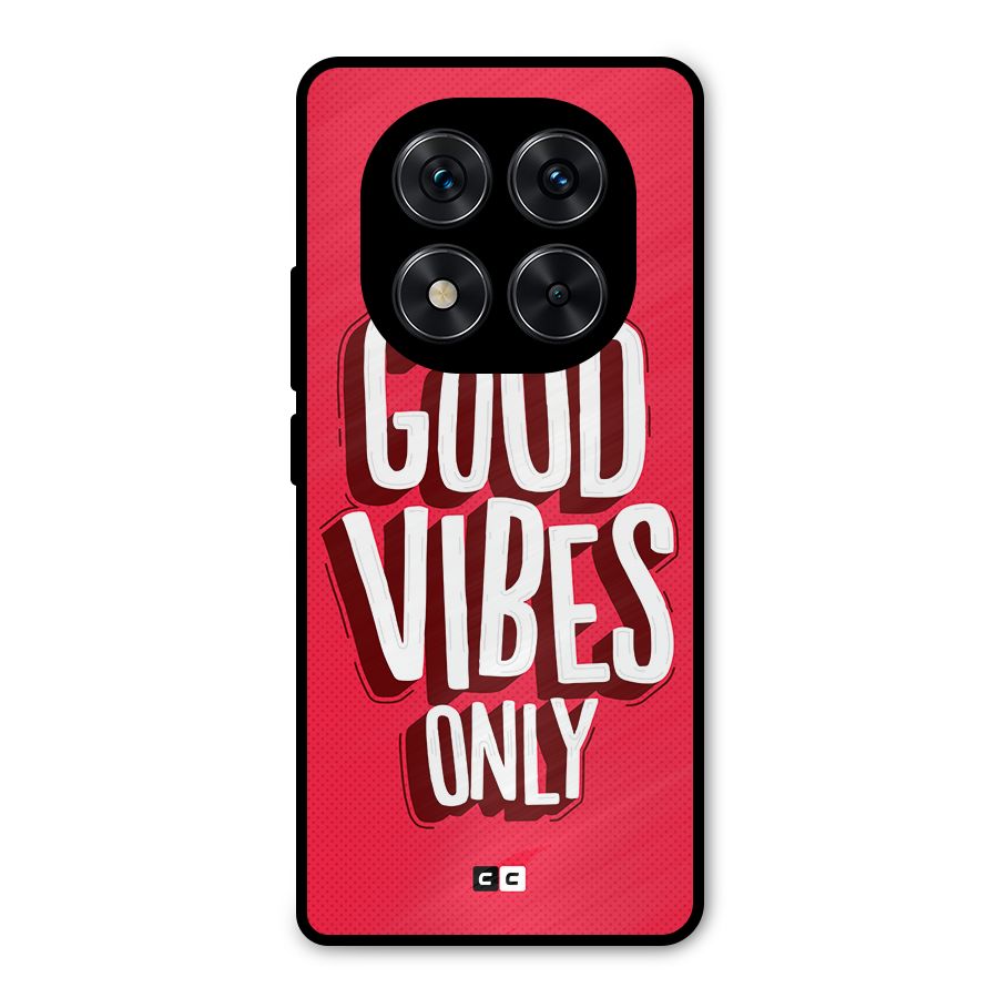 Good Vibes Only Pop Art Metal Back Case for Poco X7