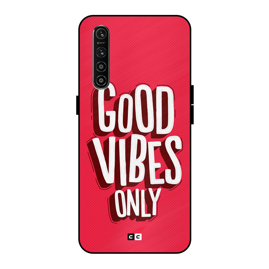 Good Vibes Only Pop Art Metal Back Case for Realme XT