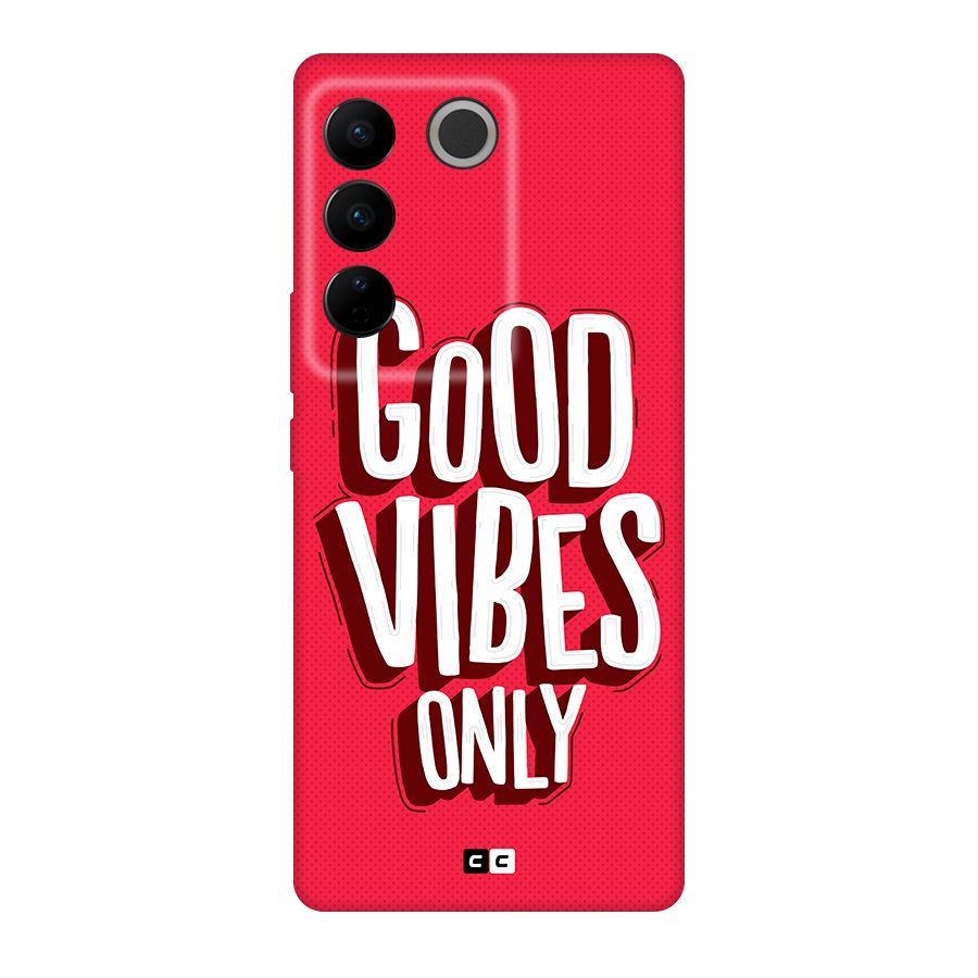 Good Vibes Only Pop Art Original Polycarbonate Back Case for Vivo V27