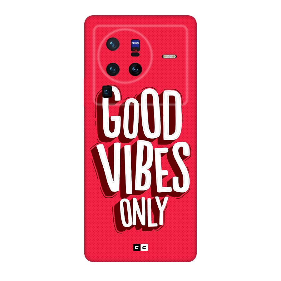 Good Vibes Only Pop Art Original Polycarbonate Back Case for Vivo X80