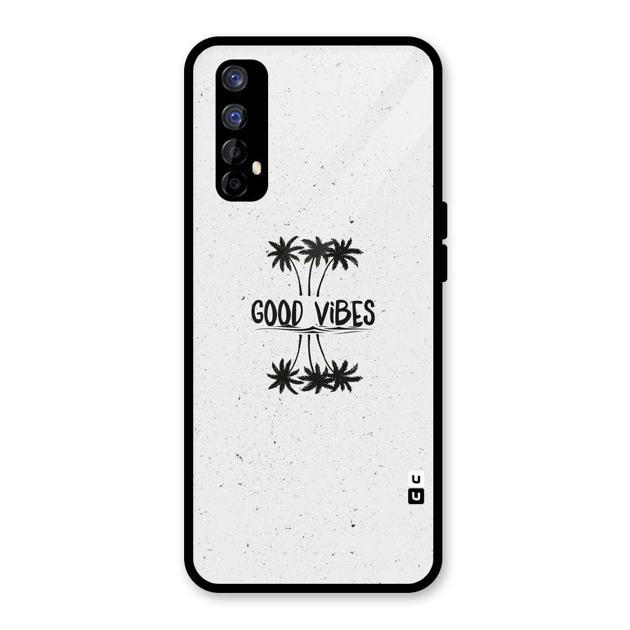 Good Vibes Rugged Glass Back Case for Realme 7