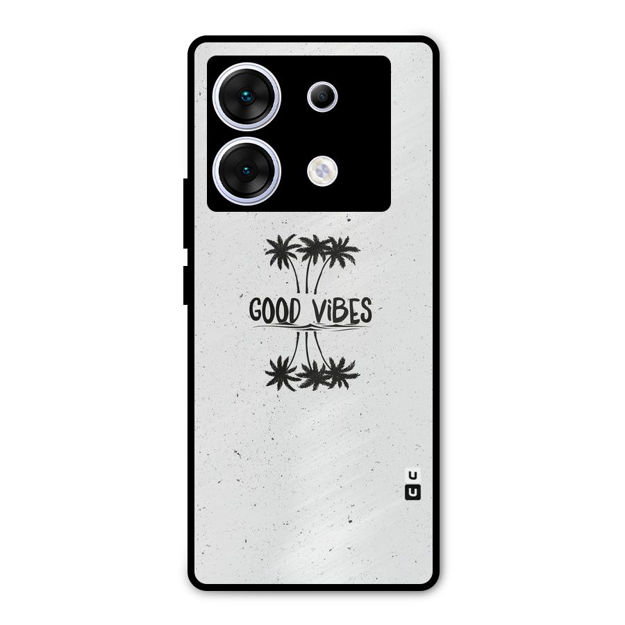Good Vibes Rugged Metal Back Case for Infinix Zero 30 5G