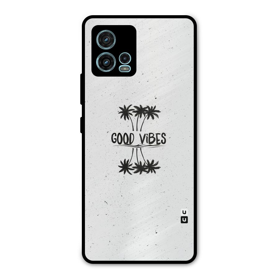 Good Vibes Rugged Metal Back Case for Moto G72