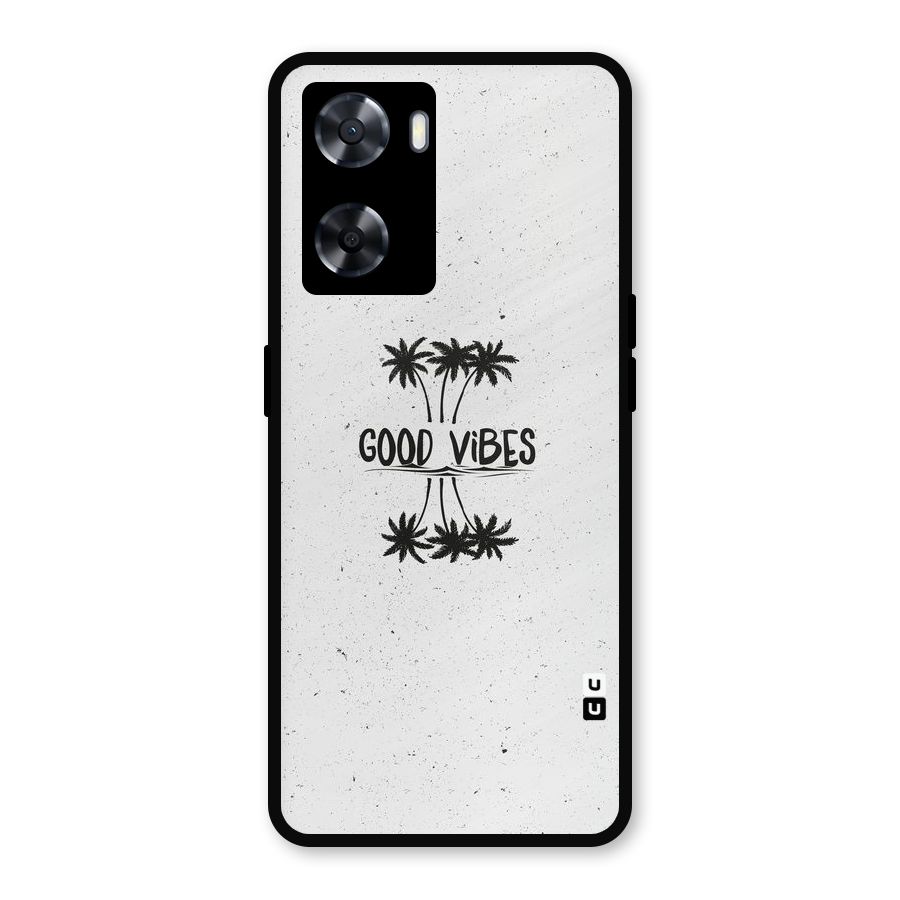 Good Vibes Rugged Metal Back Case for OnePlus Nord N20 SE