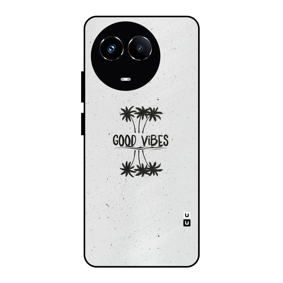 Good Vibes Rugged Metal Back Case for Realme Narzo 60X
