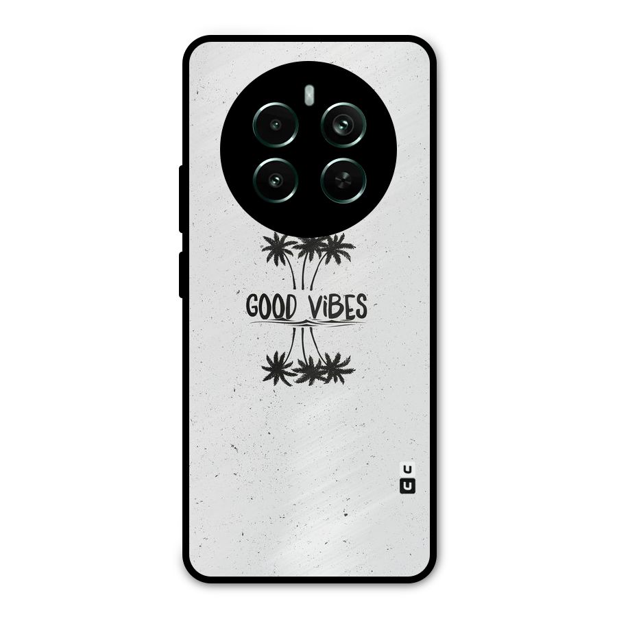 Good Vibes Rugged Metal Back Case for Realme Narzo 70 Pro