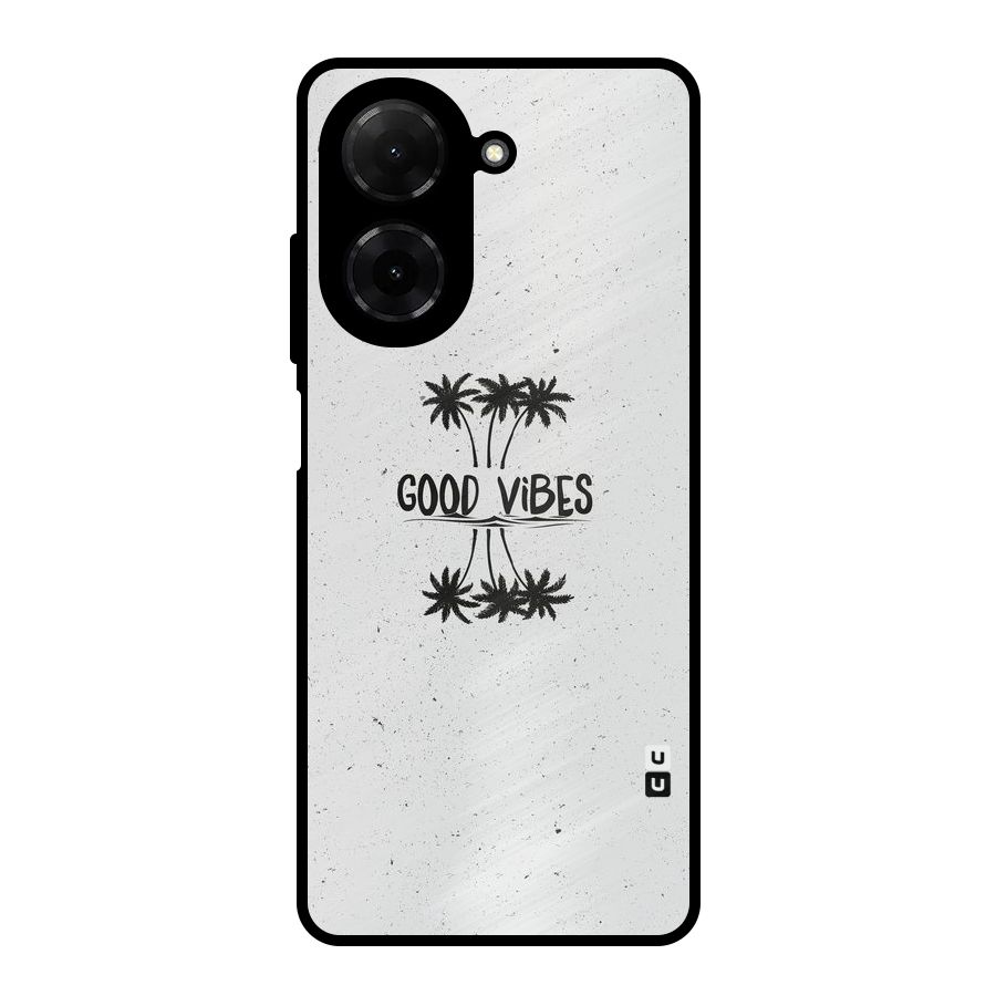 Good Vibes Rugged Metal Back Case for Redmi A5 4G