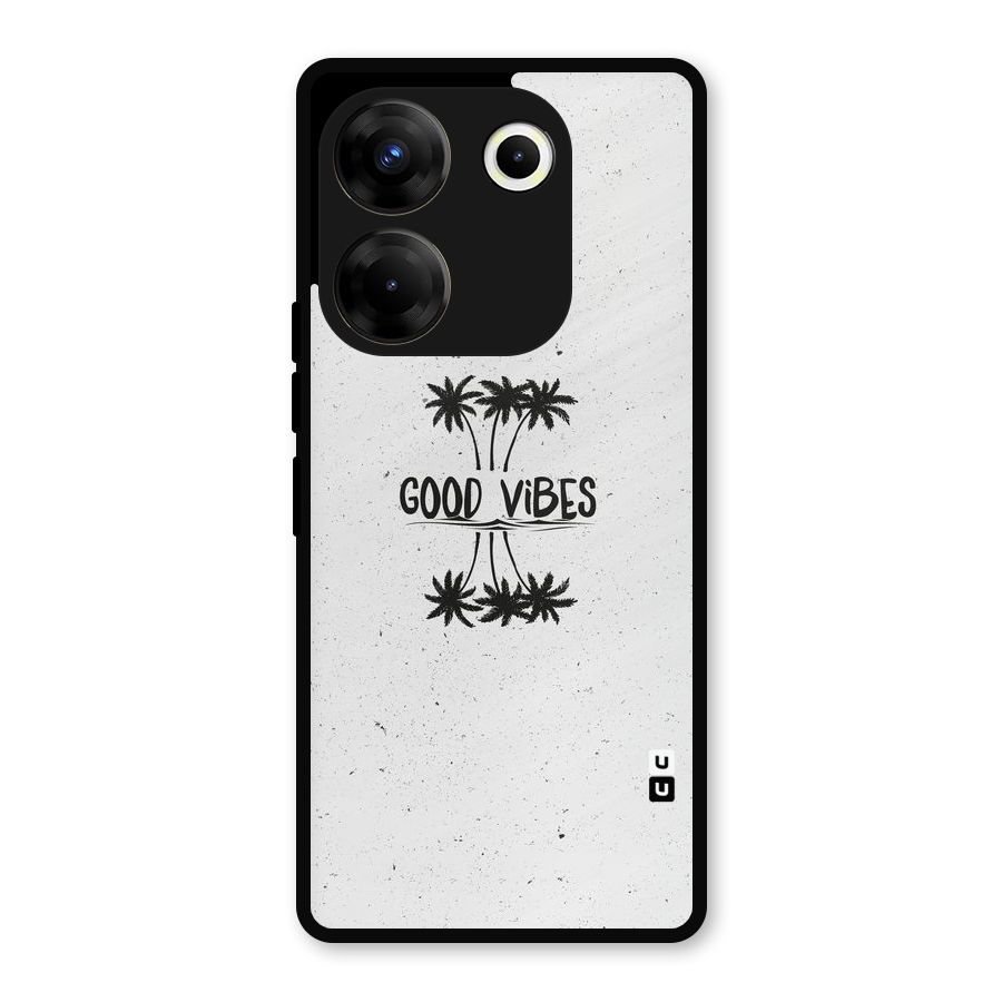 Good Vibes Rugged Metal Back Case for Tecno Camon 20