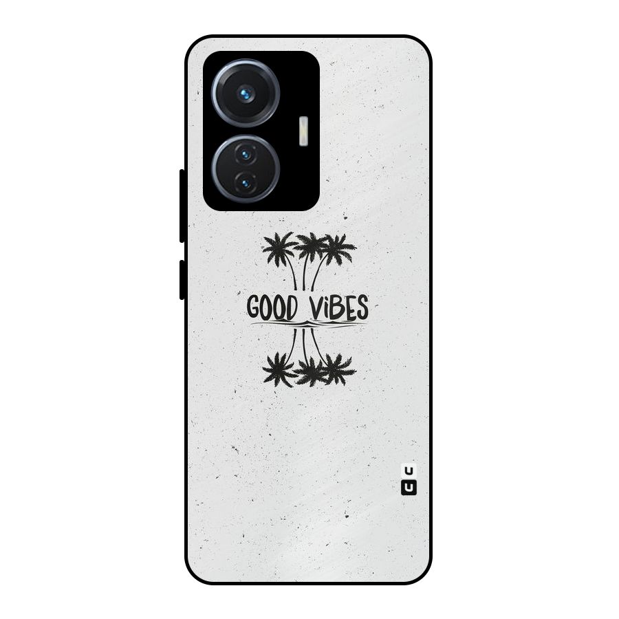 Good Vibes Rugged Metal Back Case for Vivo T1 44W