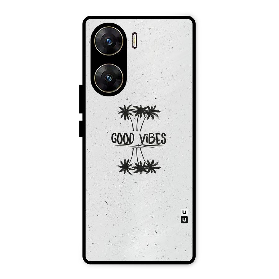 Good Vibes Rugged Metal Back Case for Vivo V29e