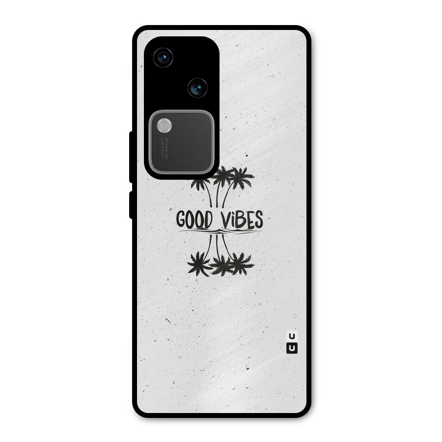 Good Vibes Rugged Metal Back Case for Vivo V30