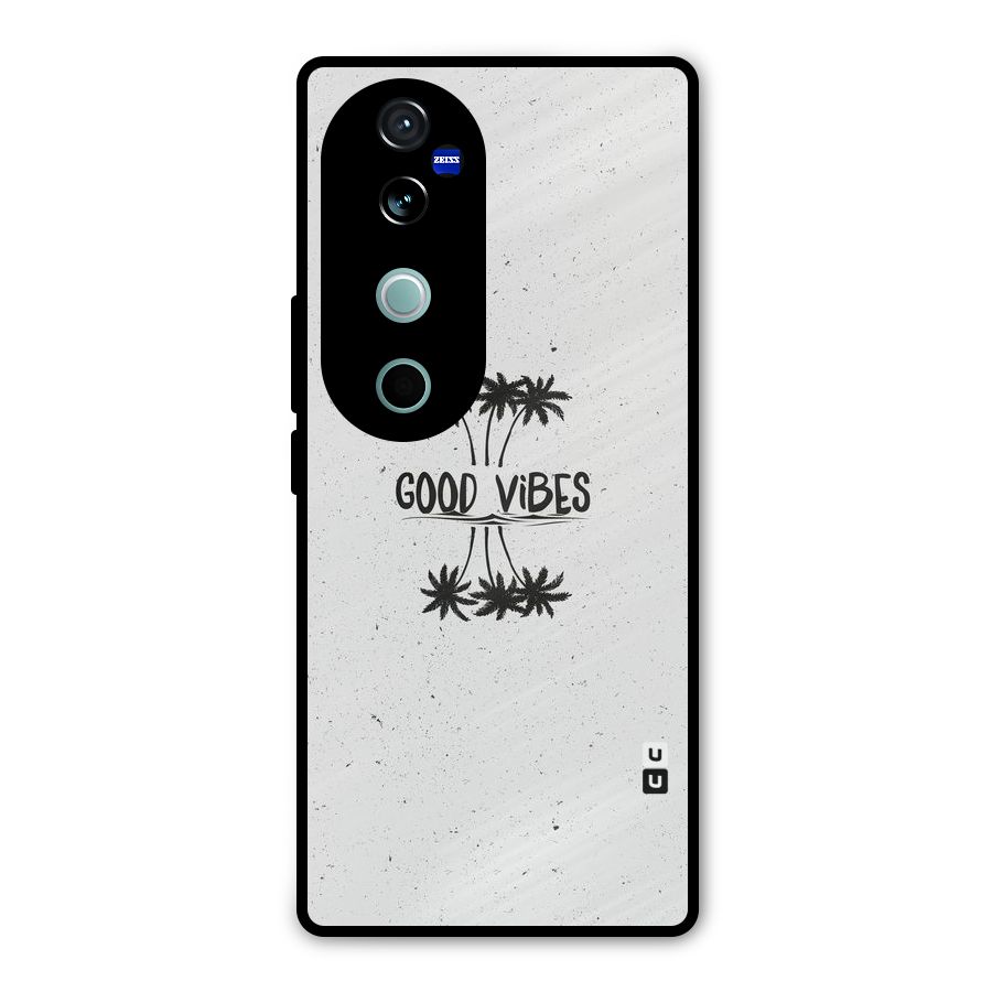 Good Vibes Rugged Metal Back Case for Vivo V40