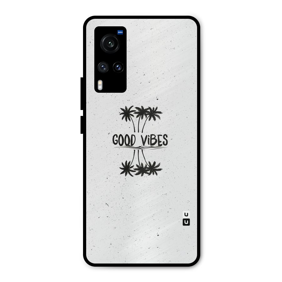 Good Vibes Rugged Metal Back Case for Vivo X60