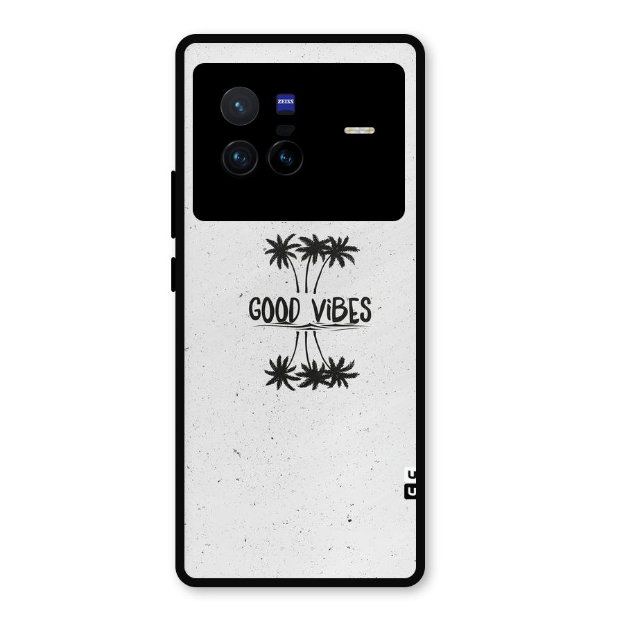 Good Vibes Rugged Metal Back Case for Vivo X80