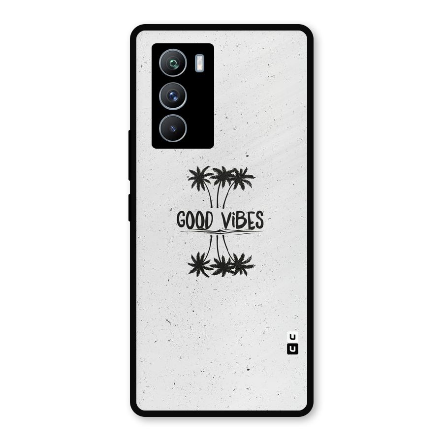 Good Vibes Rugged Metal Back Case for iQOO 9 SE