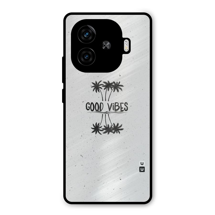 Good Vibes Rugged Metal Back Case for iQOO Neo 10R