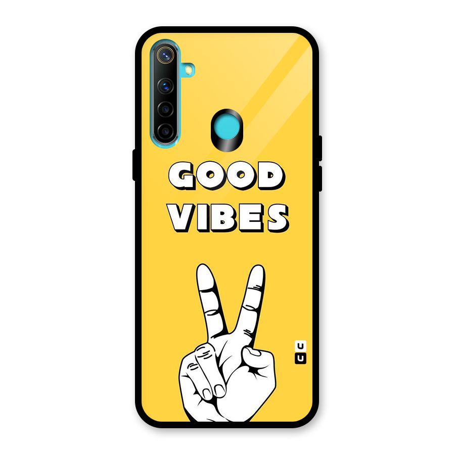Good Vibes Victory Glass Back Case for Realme Narzo 10
